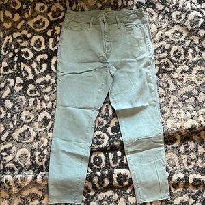 Light Green Denim Jeans